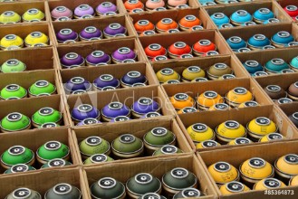 Picture of Bombes de peinture pour graffeur